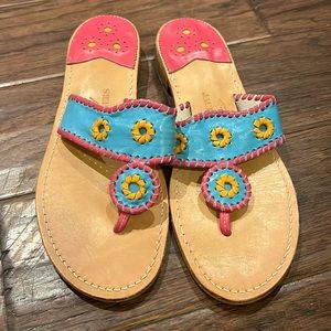EUC Colorful Jack Rogers Sandals